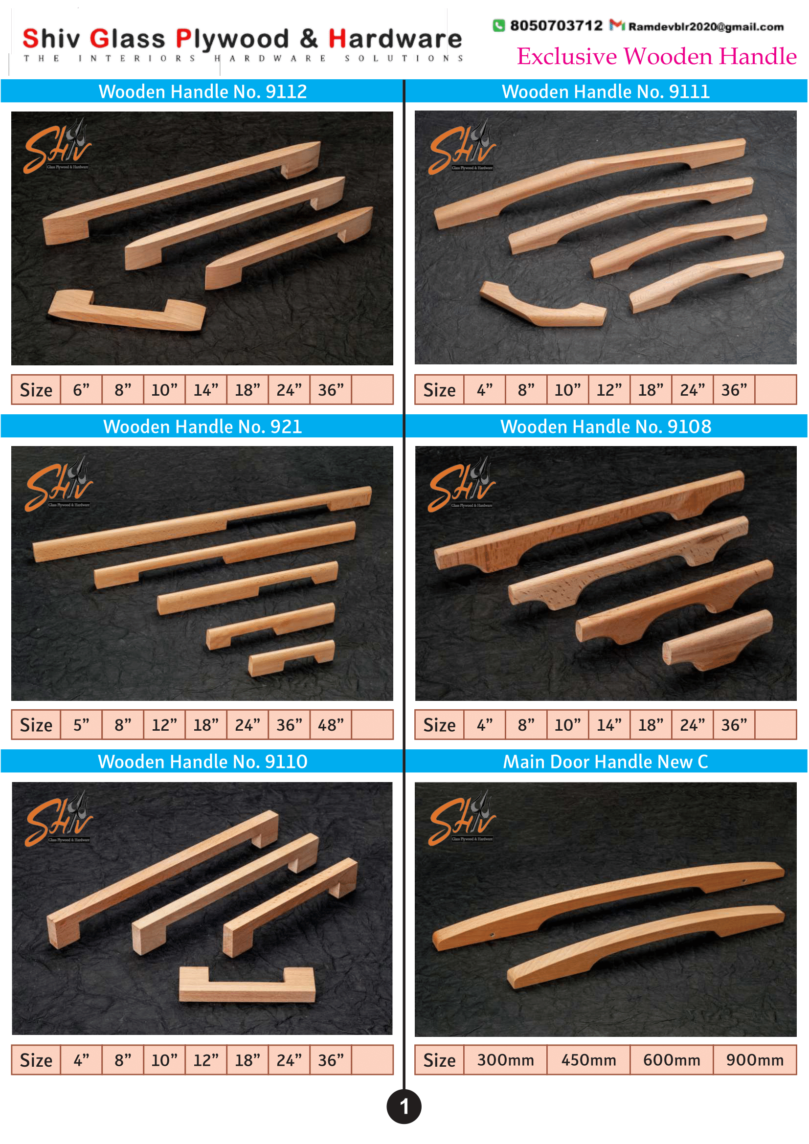 Exclusive Wooden Handles & Knobs — image 1