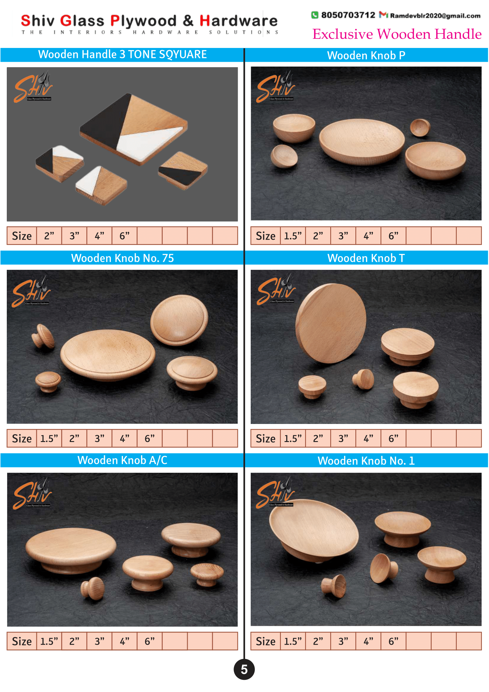 Exclusive Wooden Handles & Knobs — image 5