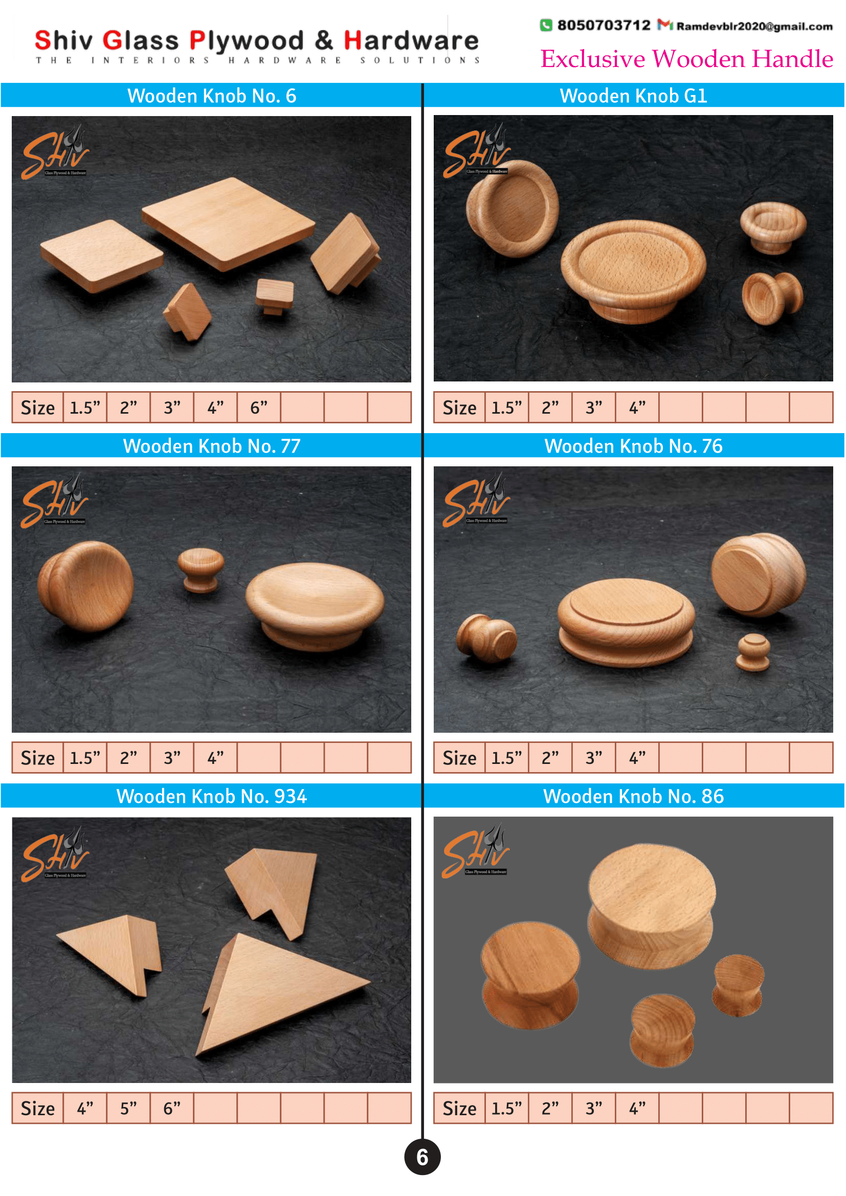 Exclusive Wooden Handles & Knobs — image 6