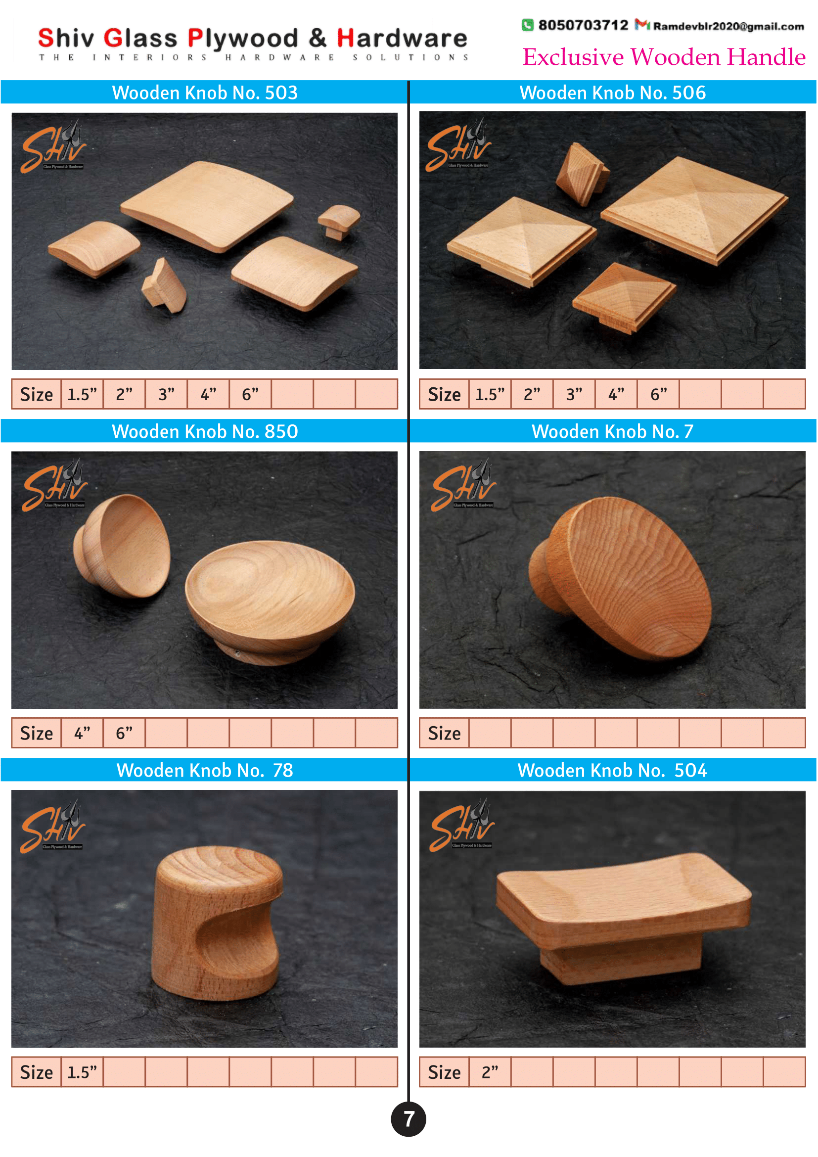 Exclusive Wooden Handles & Knobs — image 7
