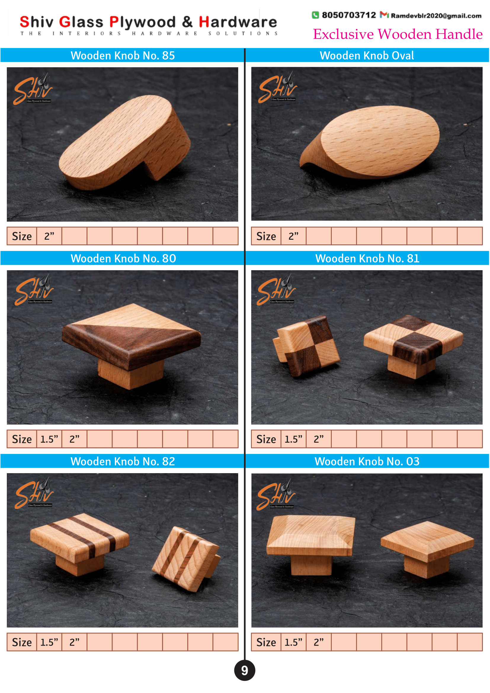 Exclusive Wooden Handles & Knobs — image 9